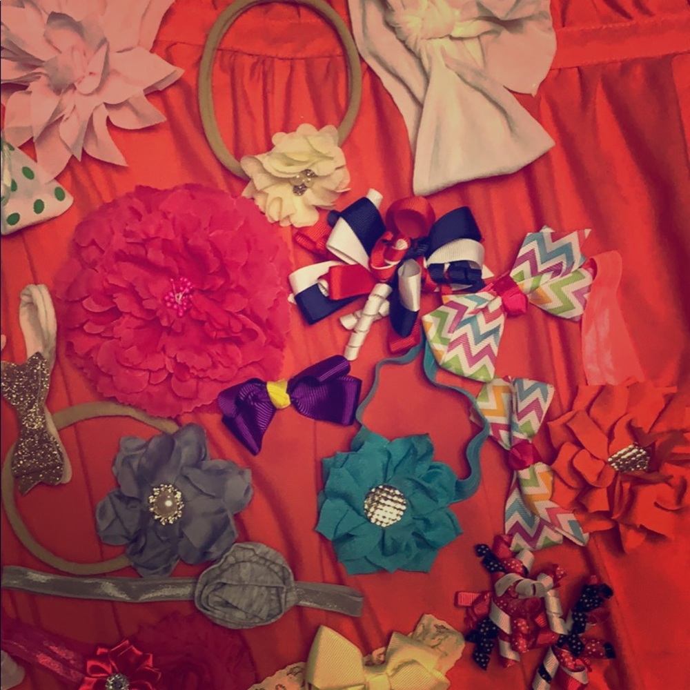 0-6m headbands and bows